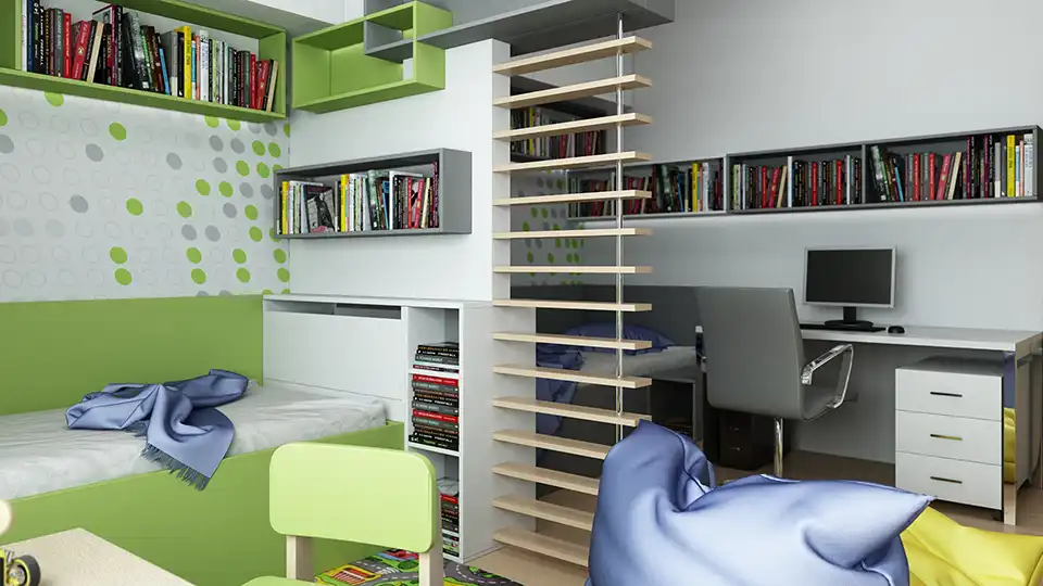 Ukázka realizace interiéru pracovny na míru - MESSAG s.r.o.